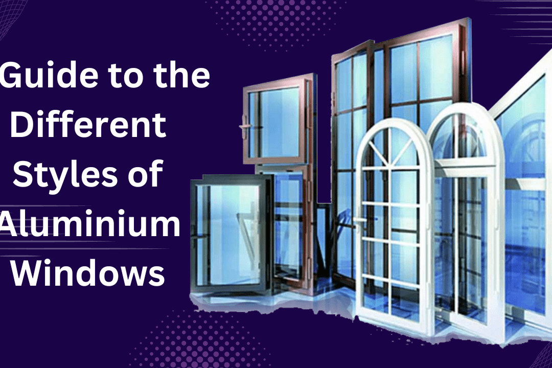 Different glass options for aluminium windows